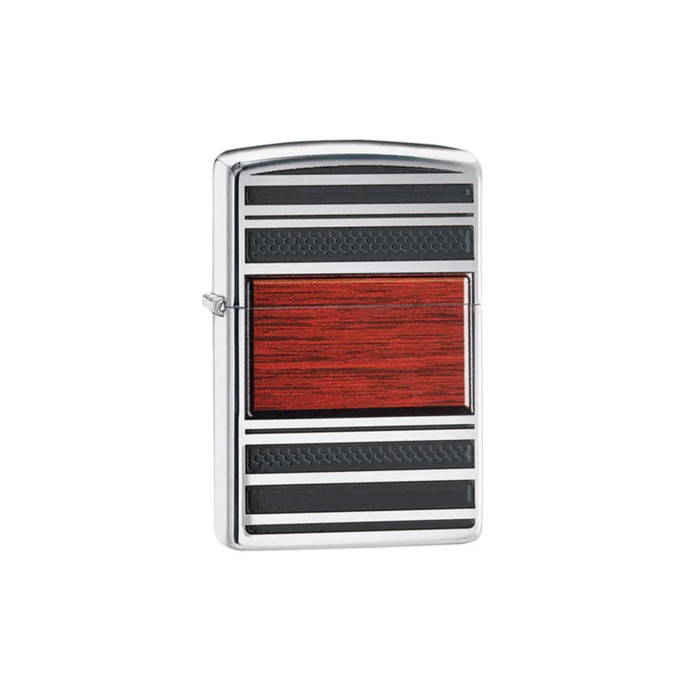 Zippo Wood Emblem with Pipe Insert