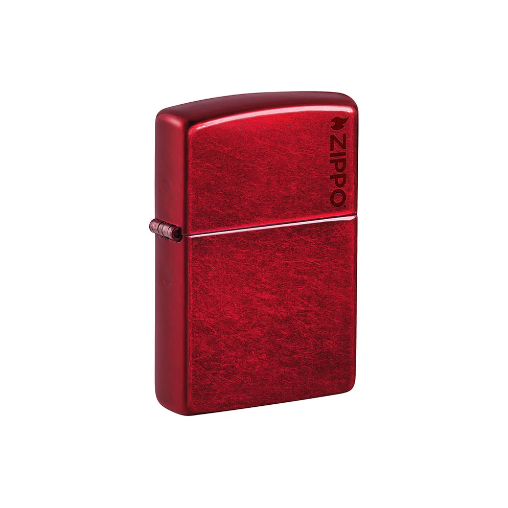 Zippo Classic Candy Apple Red Zippo Logo