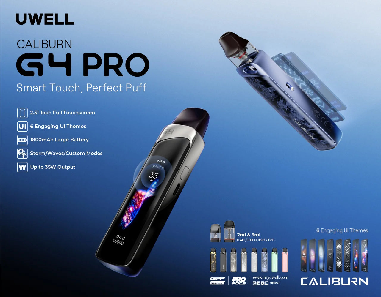 UWELL CALIBURN G4 PRO POD KIT