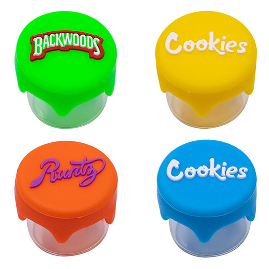 Cookies Silicone and Glass Container