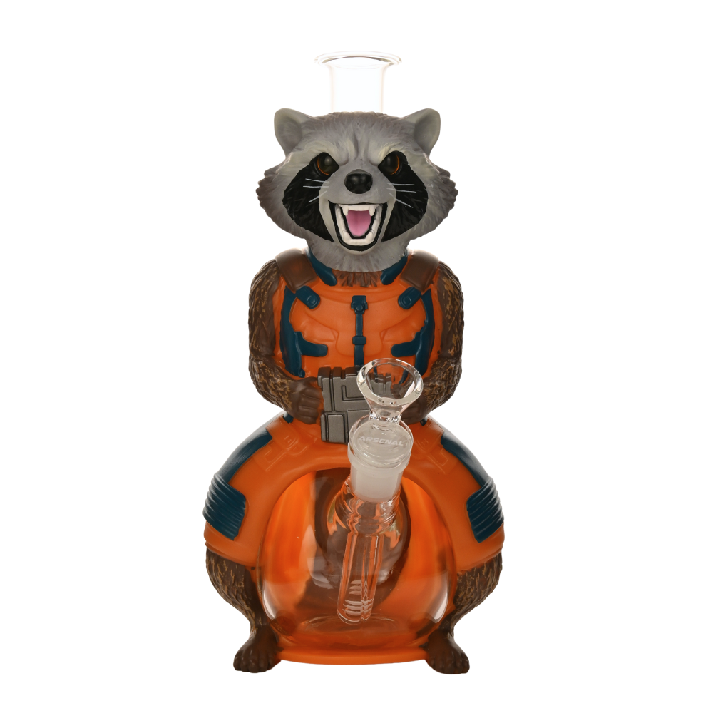 9' Arsenal PVC Roacket Raccoon Waterpipe