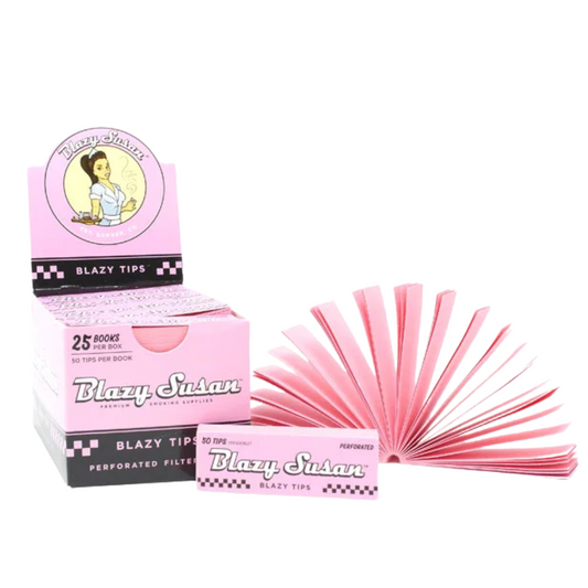 Blazy Susan Pink Perforated Filter Tips