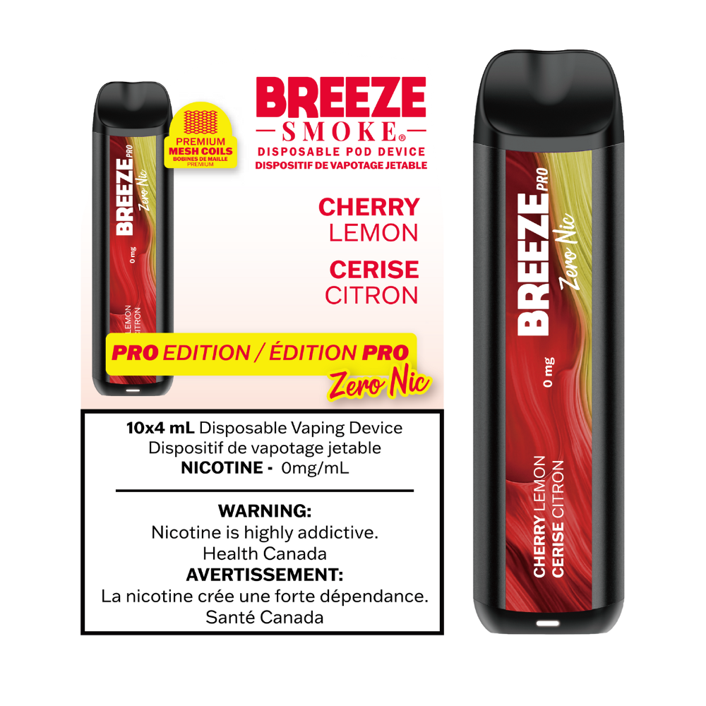 CHERRY LEMON BREEZE PRO ZERO NIC
