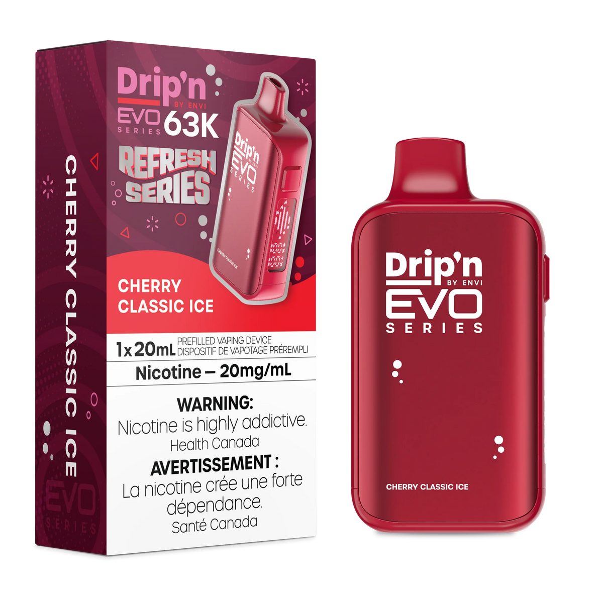 CHERRY CLASSIC ICE DRIP'N EVO 63K