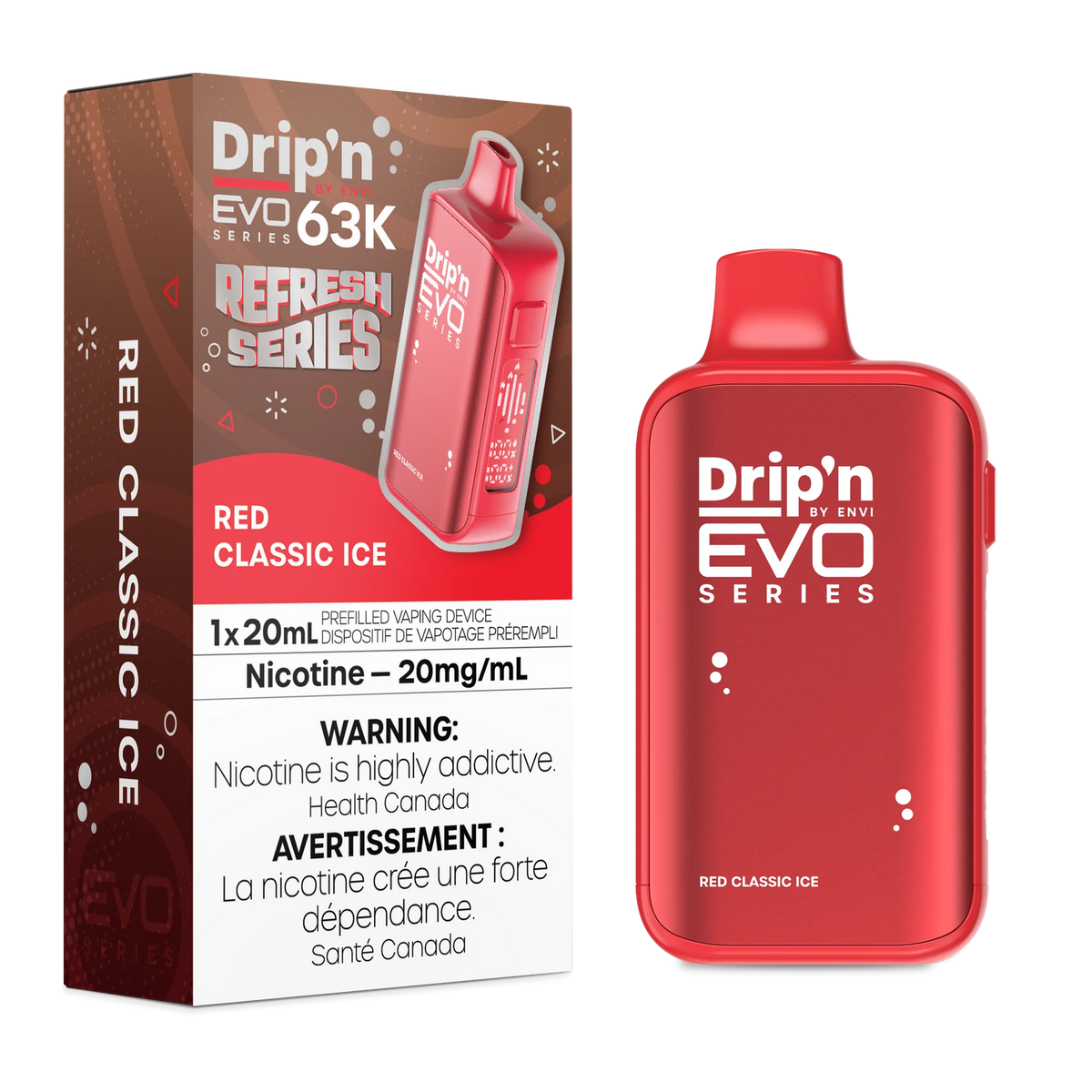 RED CLASSIC ICE DRIP'N EVO 63K