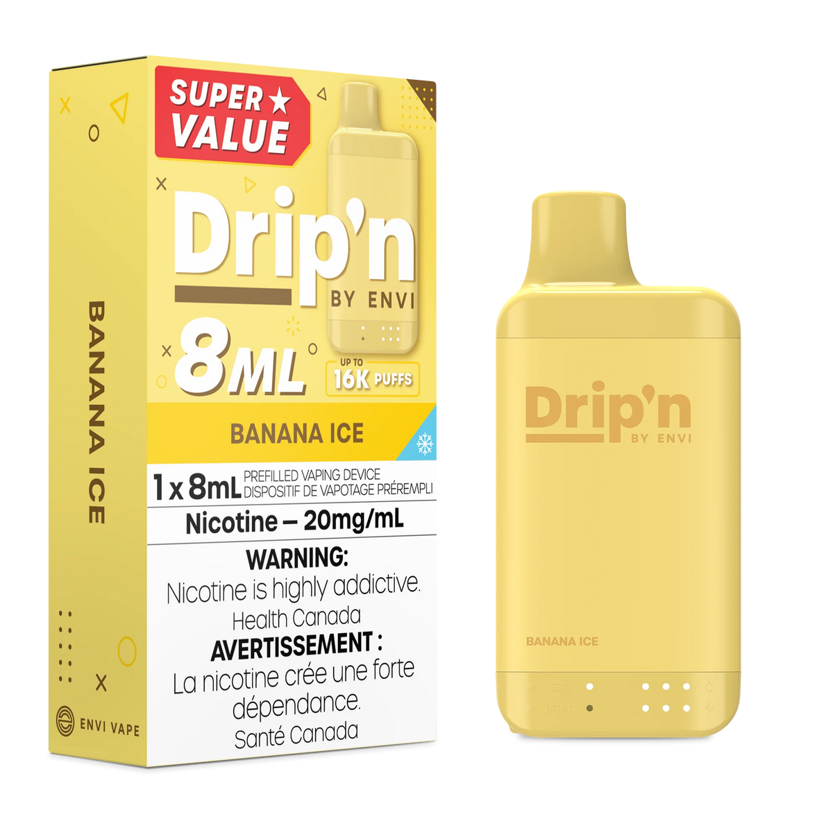 BANANA ICE DRIP'N BY ENVI 8ML