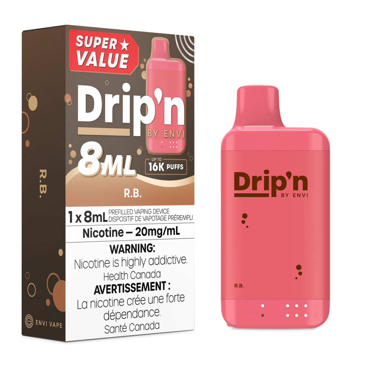 R.B DRIP'N BY ENVI 8ML