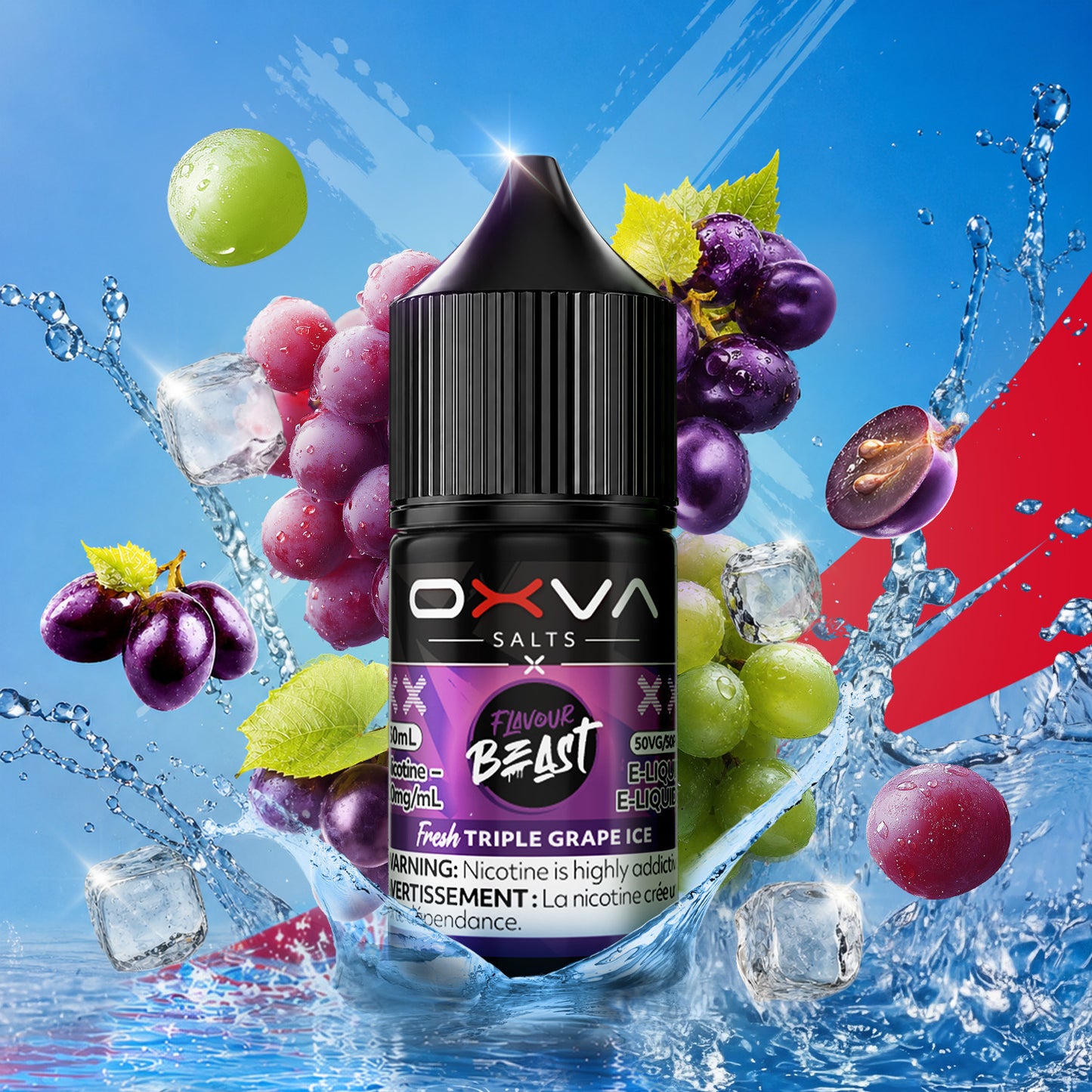 FRESH TRIPLE GRAPE ICE BY FLAVOUR BEAST x OXVA