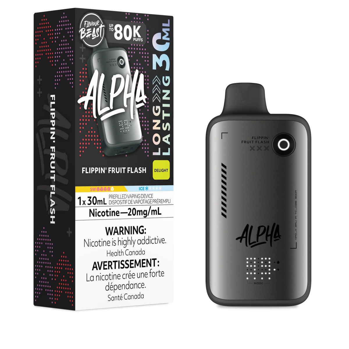 FLAVOUR BEAST ALPHA 80K | FLIPPIN' FRUIT FLASH