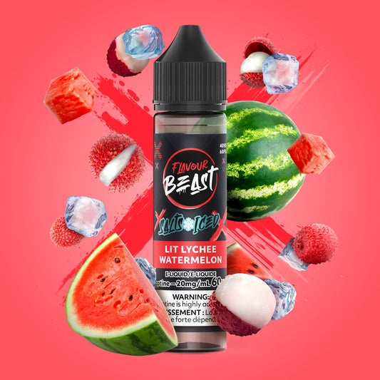 Lit Lychee Watermelon by Flavour Beast 60ml