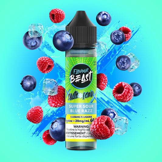 Super Sour Blue Razz by Flavour Beast Salts 60ml