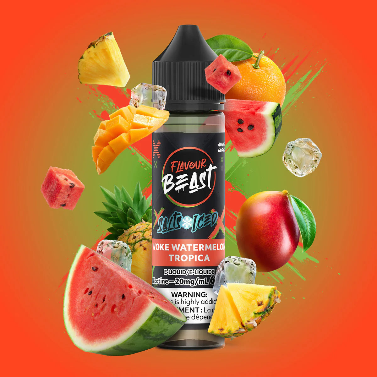 Woke Watermelon Tropica by Flavour Beast Salts 60ml
