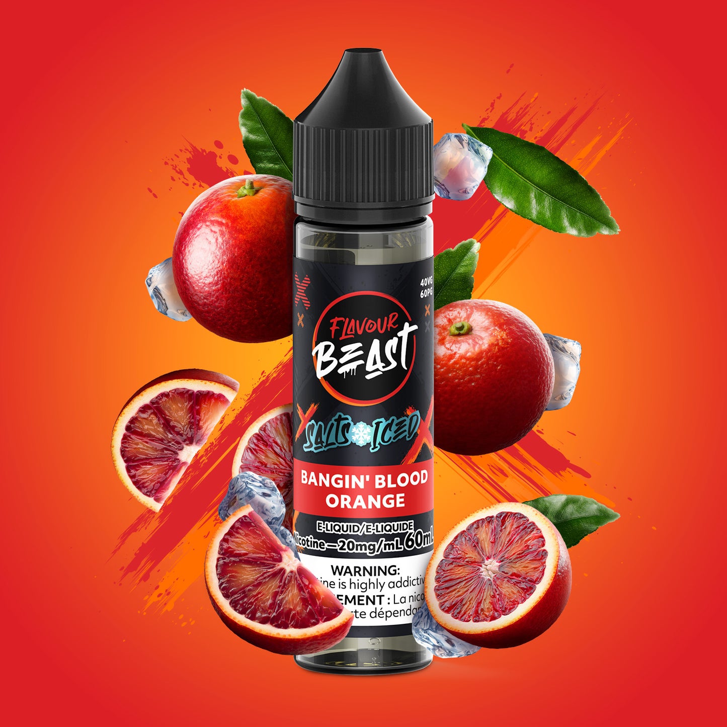 Bangin' Blood Orange by Flavour Beast Salts 60ml