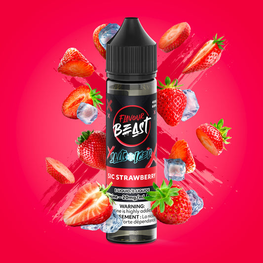 Sic Strawberry by Flavour Beast Salts 60ml