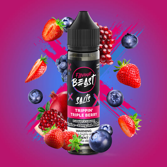 Trippin' Triple Berry by Flavour Beast Salts 60ml