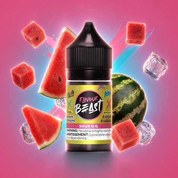 SOUR B.G BY FLAVOUR BEAST SALTS 30ml