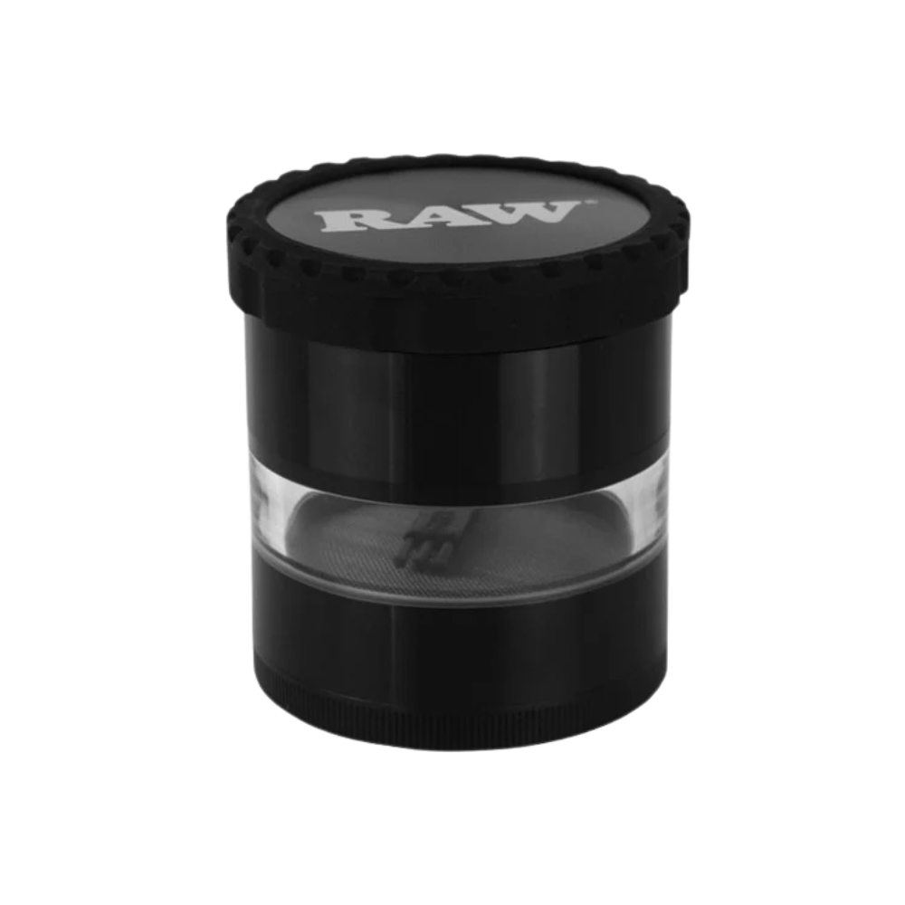 Raw 4pc Life Grinder w/ Clear Body