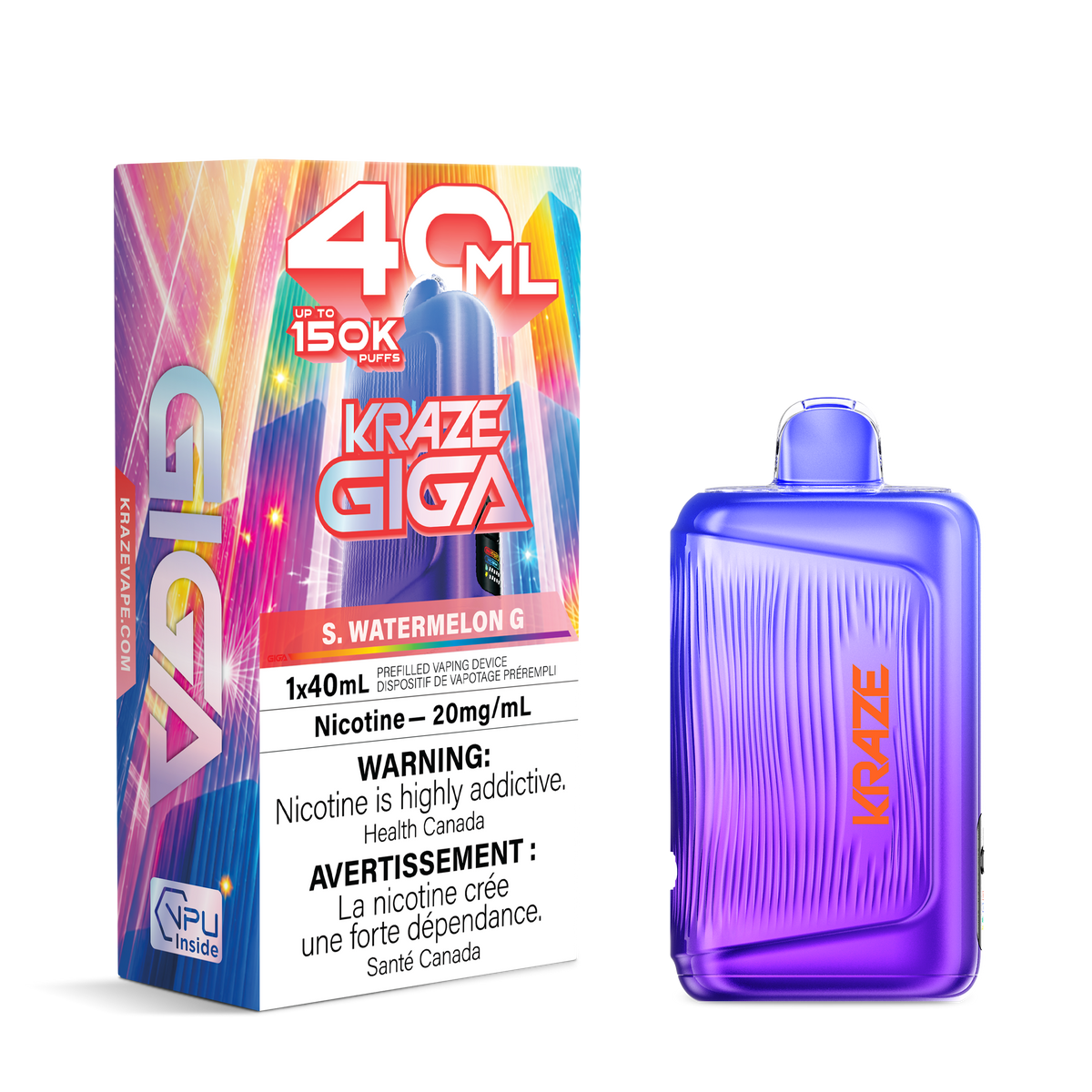 S. WATERMELON G KRAZE GIGA 150K