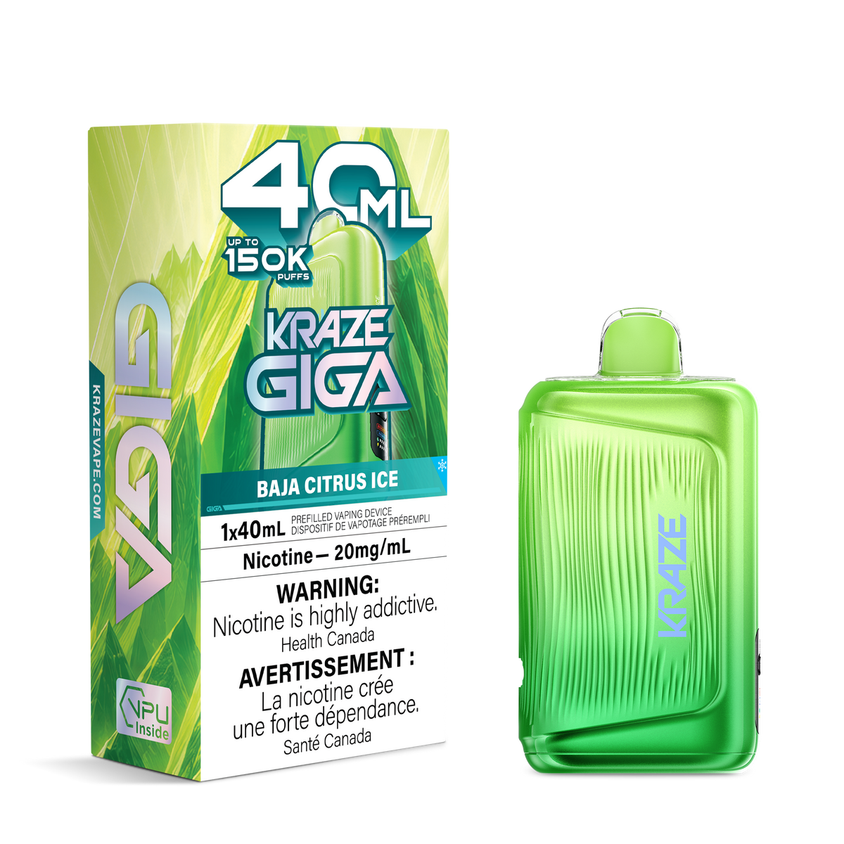 KRAZE GIGA 150K - BAJA CITRUS ICE