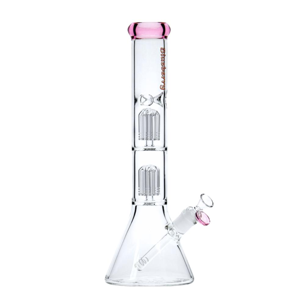 15' Blueberry Double Tree Perc Beaker