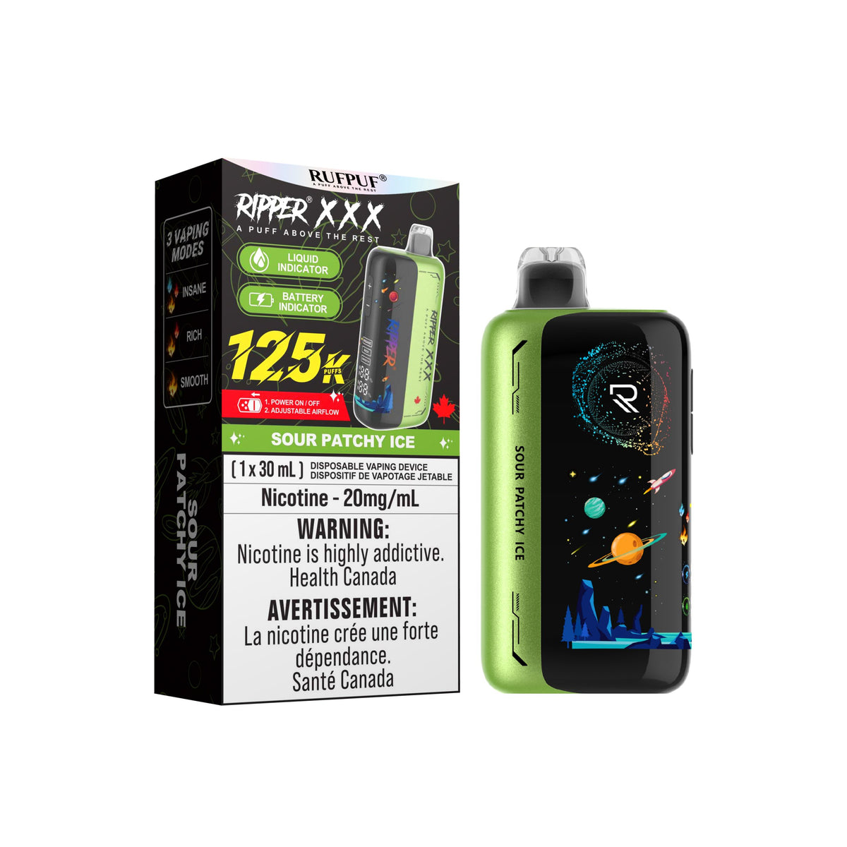 SOUR CATCHY ICE RIPPER XXX 125K