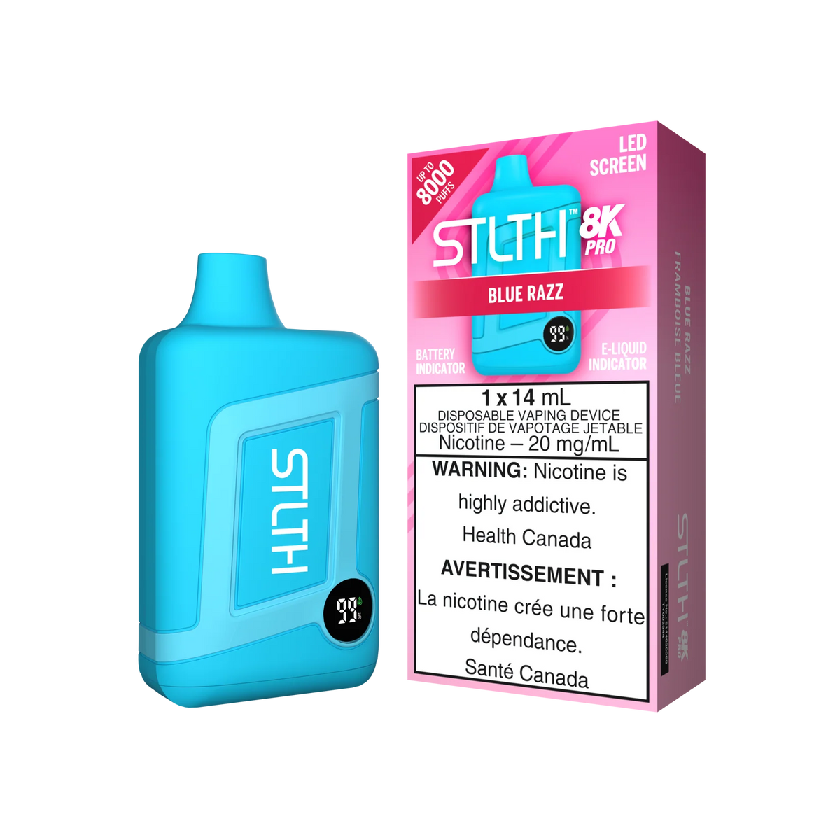 BLUE RAZZ STLTH 8K PRO
