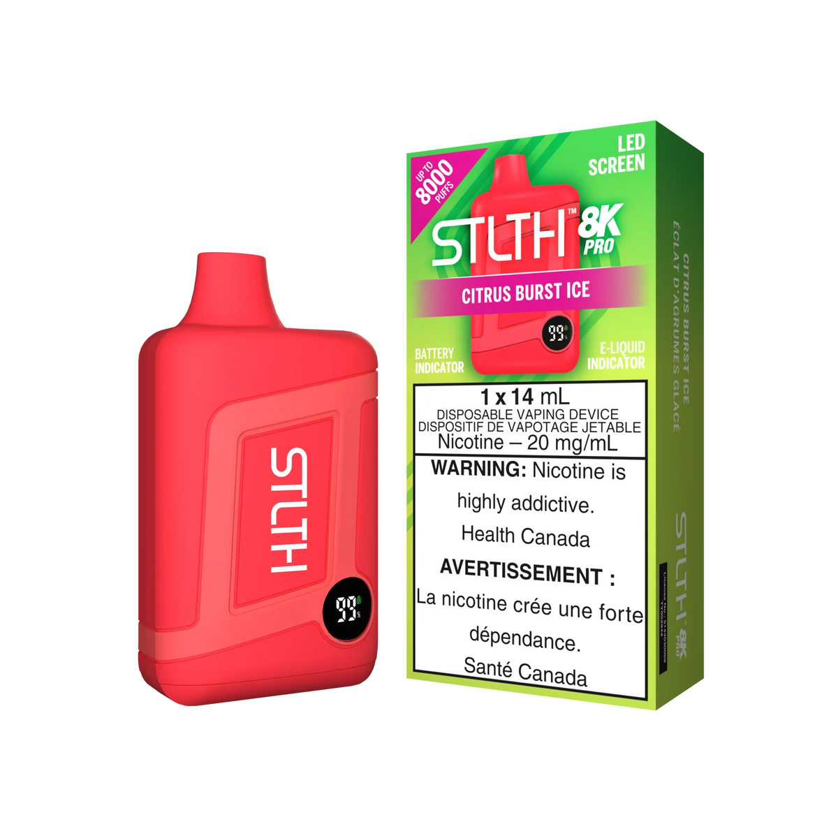 CITRUS BURST ICE STLTH 8K PRO