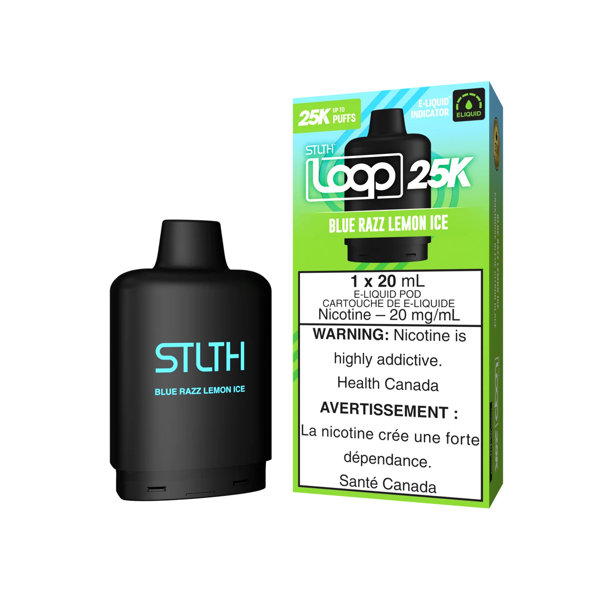 BLUE RAZZ LEMON ICE STLTH LOOP 25K
