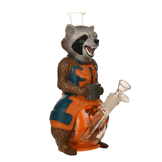 9' Arsenal PVC Roacket Raccoon Waterpipe