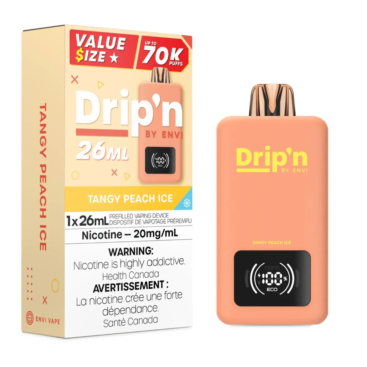 DRIP'N 26ML | TANGY PEACH ICE