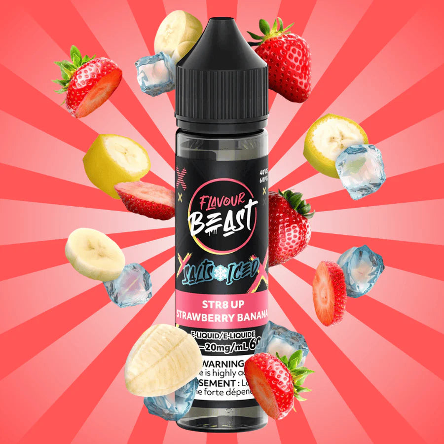 Str8 Up Strawberry Banana by Flavour Beast Salts 60ml