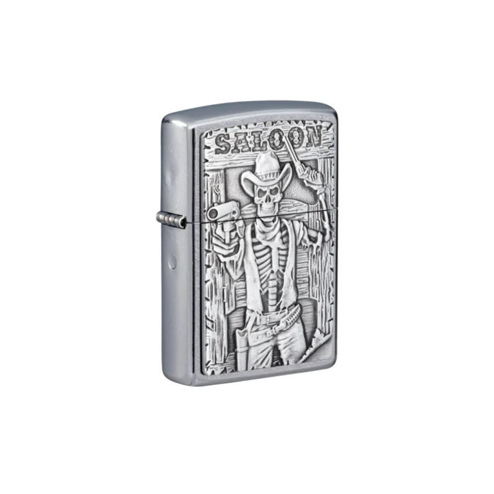 Zippo Saloon Skull Emblem Design