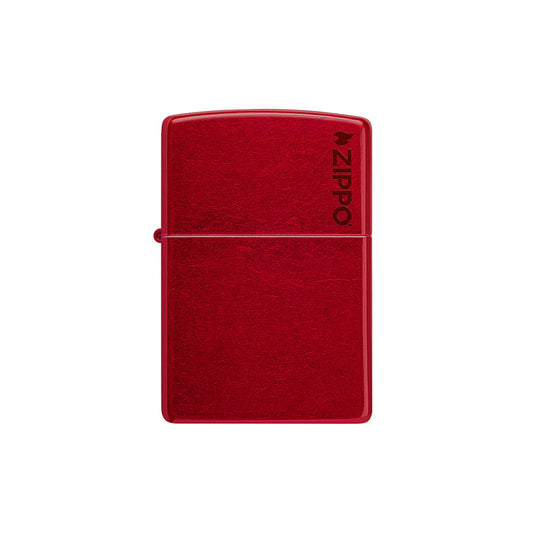 Zippo Classic Candy Apple Red Zippo Logo