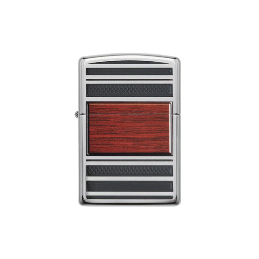 Zippo Wood Emblem with Pipe Insert