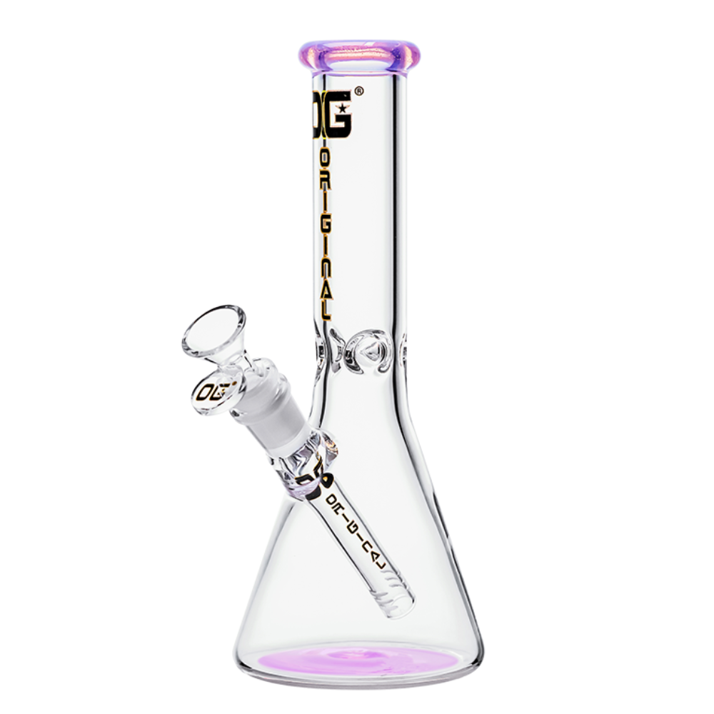 10" 5mm OG Original Coloured Rim Beaker
