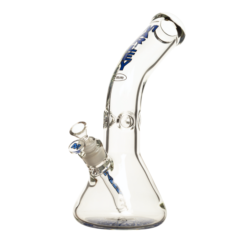 12" 7MM MARLEY CURVED BEAKER BONG