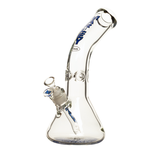 12" 7MM MARLEY CURVED BEAKER BONG