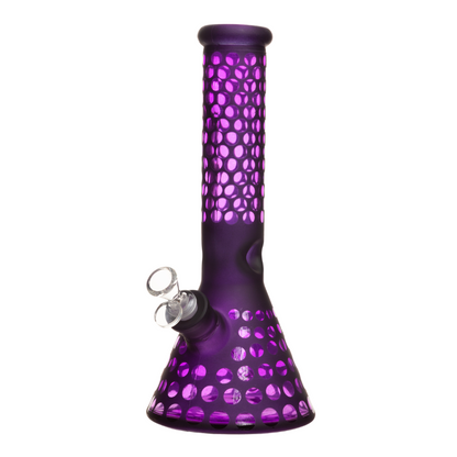 12' 7mm Stickers Glass Bong w/ Gift Box
