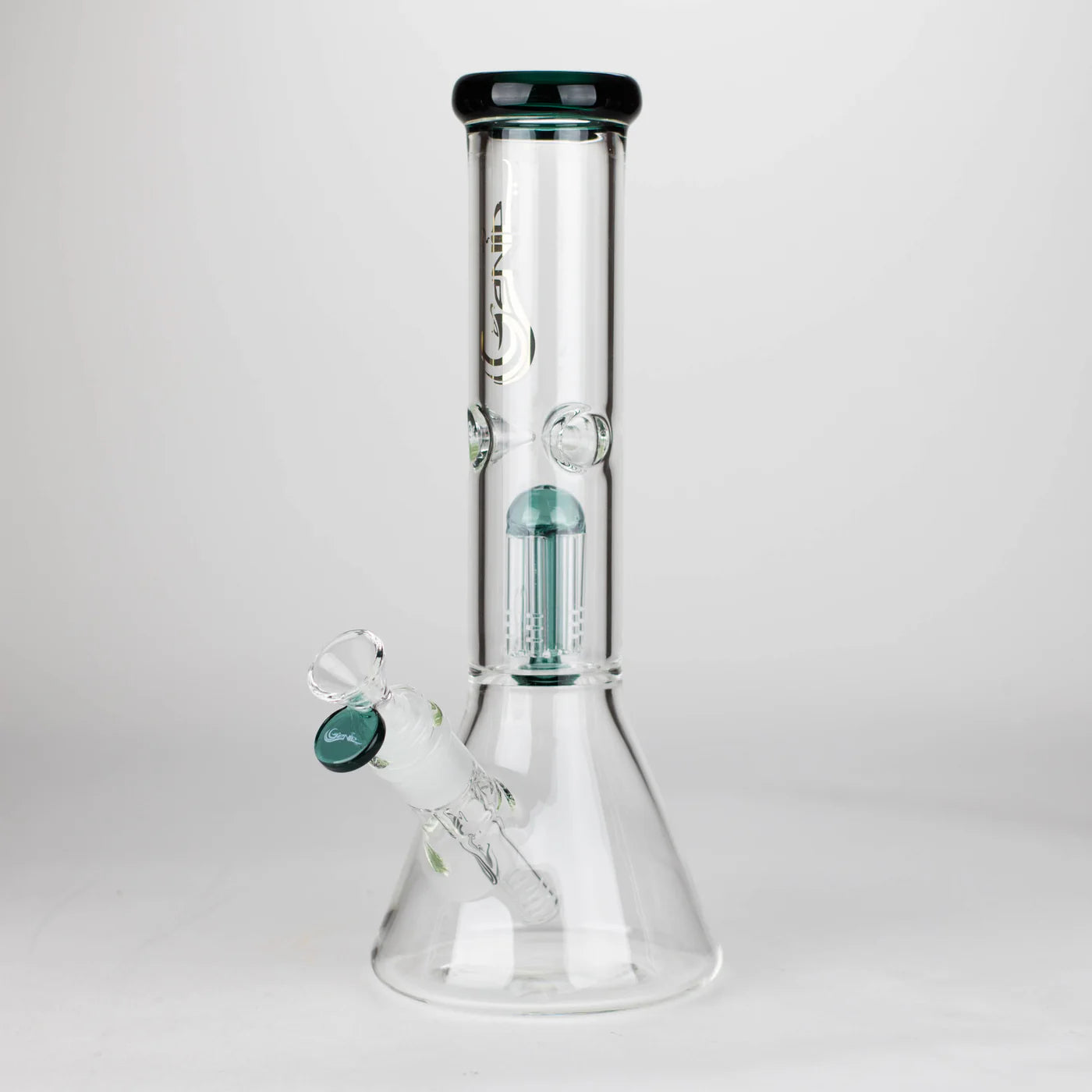 12" GENIE-TREE ARMS COLOUR ACCENTED GLASS WATER