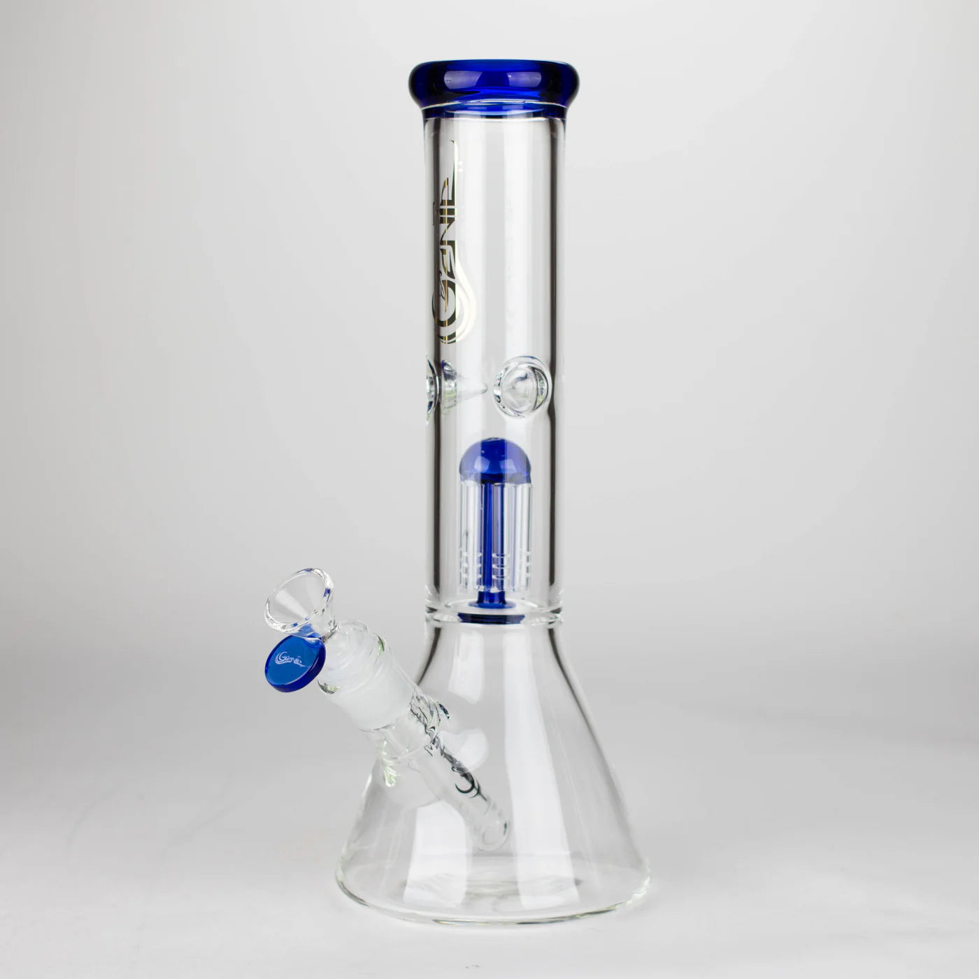 12" GENIE-TREE ARMS COLOUR ACCENTED GLASS WATER