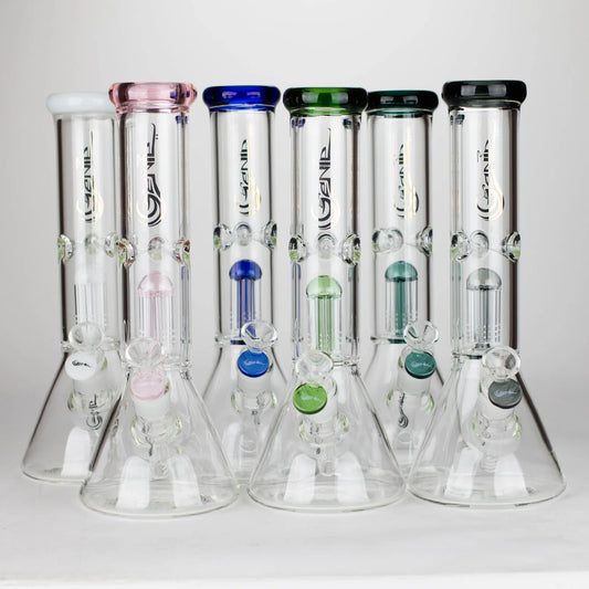 12" GENIE-TREE ARMS COLOUR ACCENTED GLASS WATER