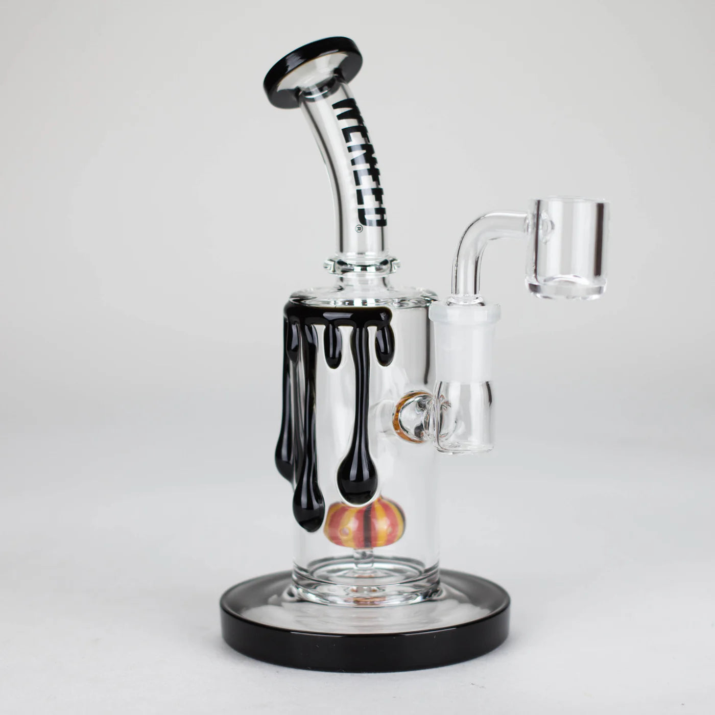 WENEED 7" Pumpkin Flow Glass Bong