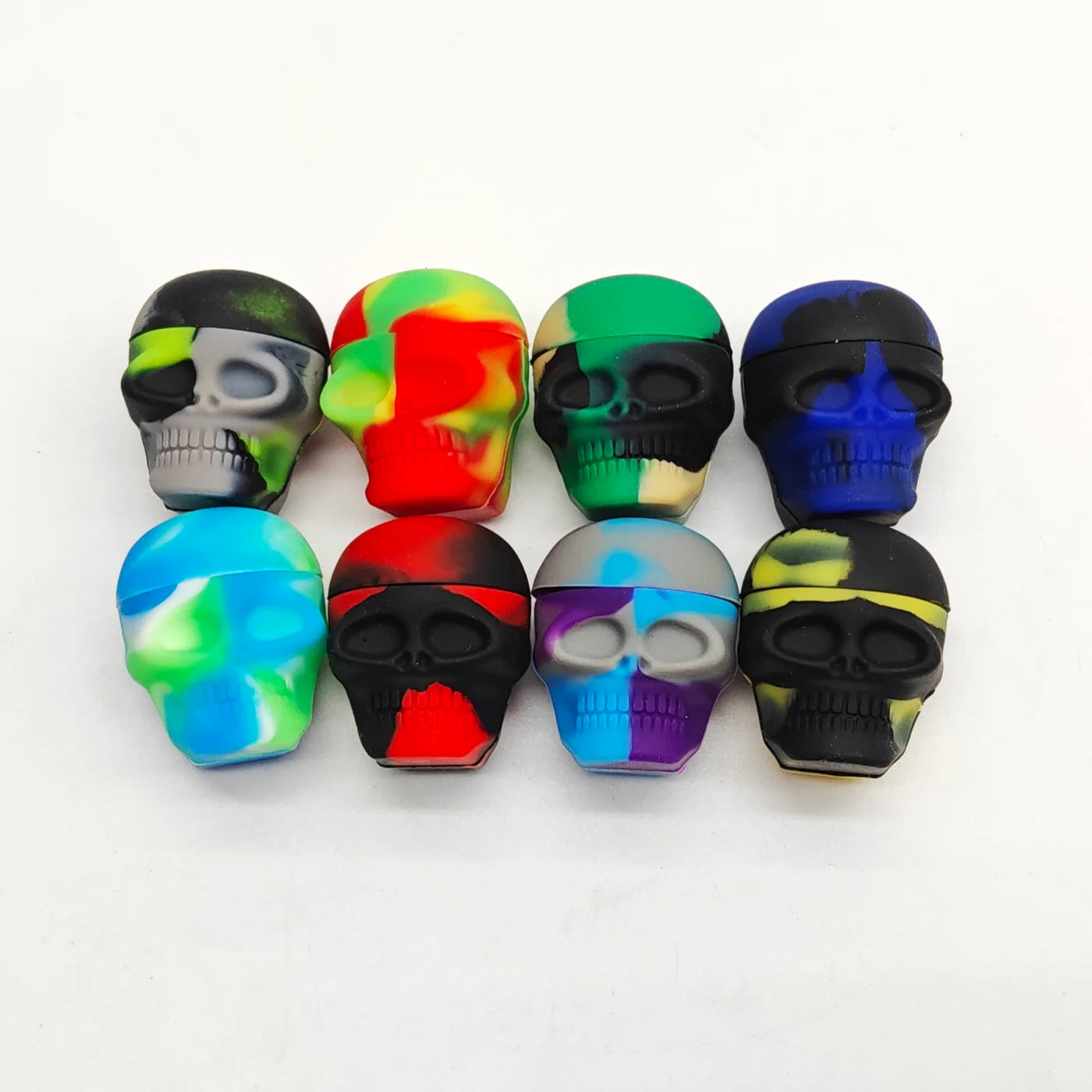 SILICONE SKULL WAX CONTAINER