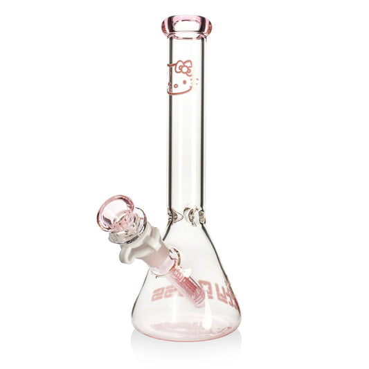 10" Kitty Beaker Bong w/ Bowl and Downstem