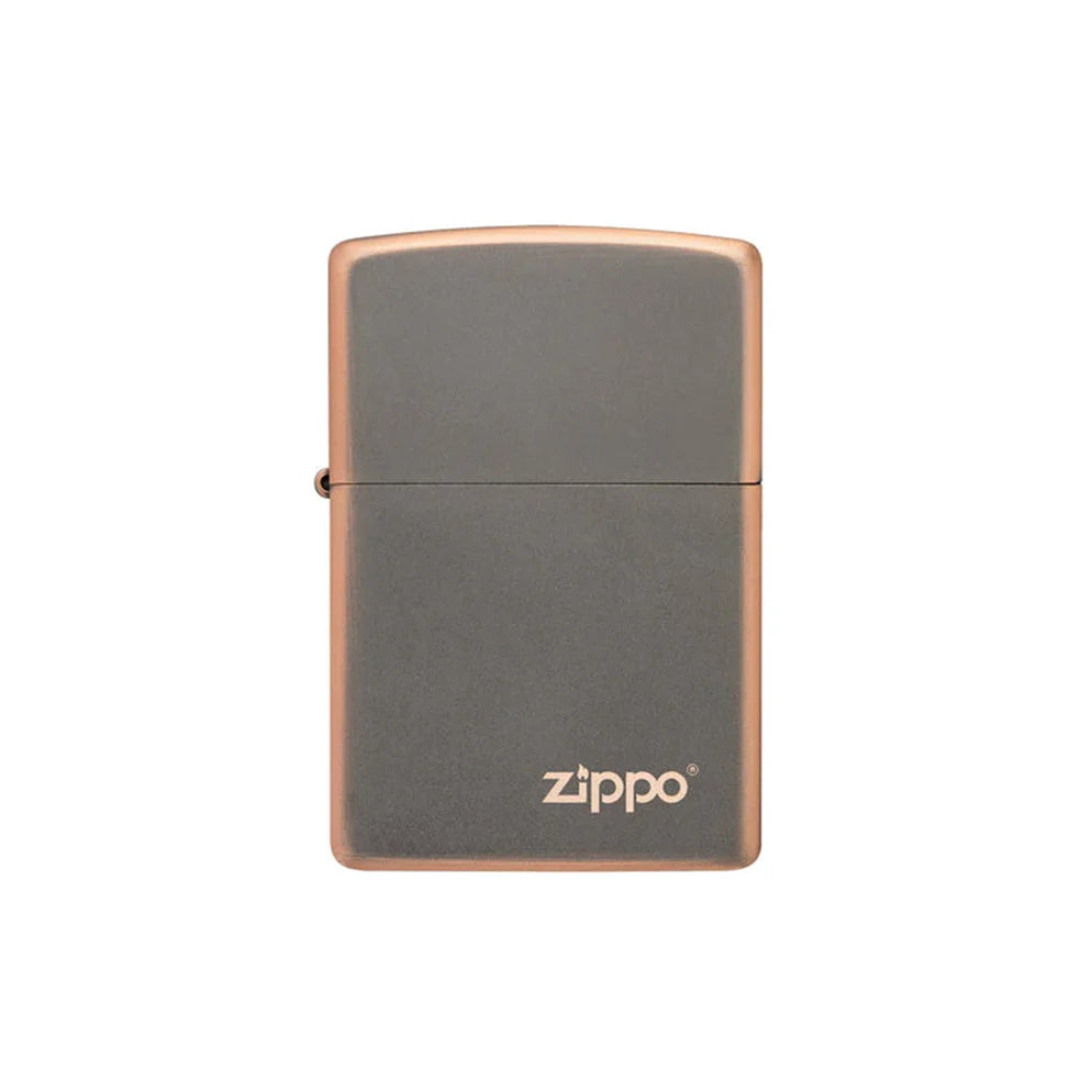 Zippo Rustic Bronze with Zippo logo