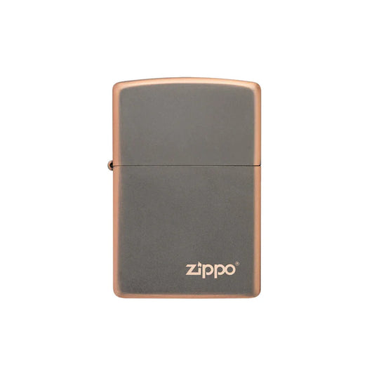 Zippo Rustic Bronze with Zippo logo