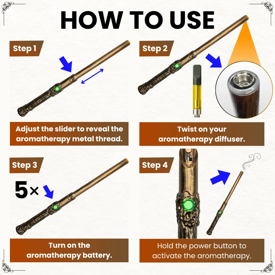 SMYLE LABS WANDJAMIN WAND 510 CART BATTERY BROWN