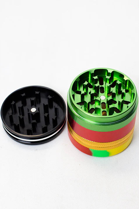 Infyniti 4 Parts Aluminum Grinder w/ Silicone Container