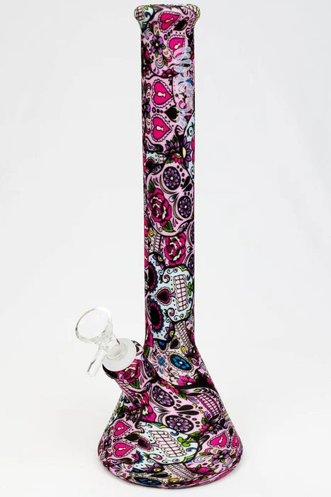 12' Sugar Skull Silicone Bong