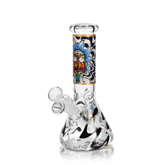 8" Cosmic Chaos Glass Bong Design E